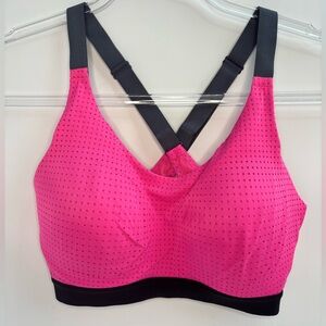 Victoria's Secret SPORT Lightweight Mesh Workout‎ Sports Bra 34D Neon Pink